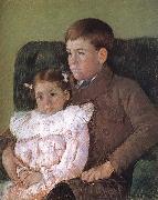 Mary Cassatt Alan and Jadena oil on canvas